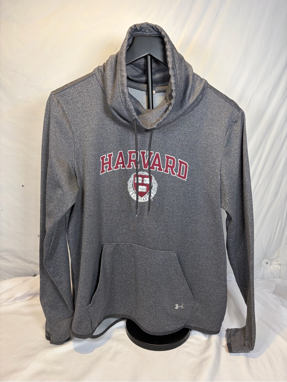 Under Armour Harvard Cowl Neck Pullover Gray Women’s Small?